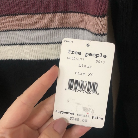 SOLD NWT Free People Colorblock Swit mini dress XS - Picture 7 of 8